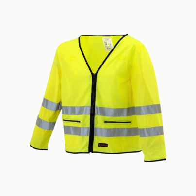Tunn reflexjacka för yrkesbruk