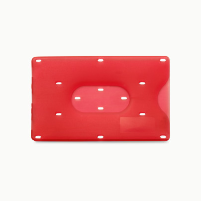 Korthållare med eget tryck