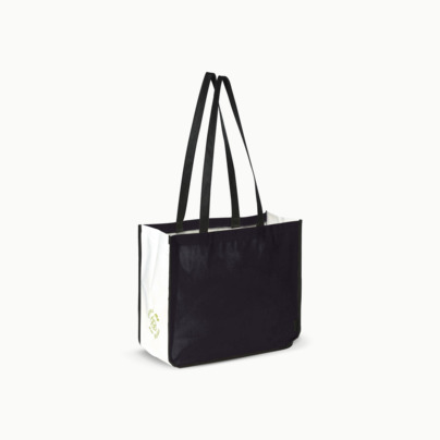 Stor kasse av non woven-material med reklamtryck