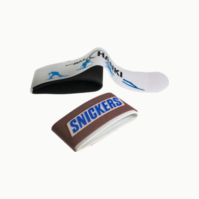 Kardborreband för skidorna med tryck