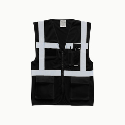 Varselvästar med 2-färgade modeller - med reklamtryck