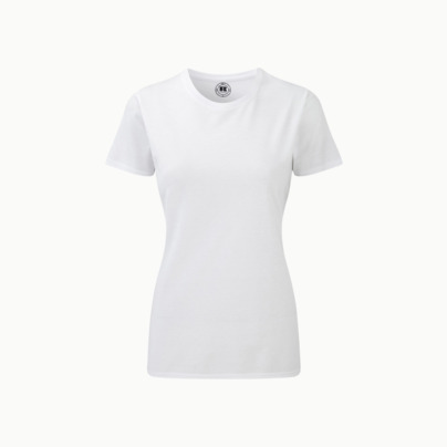 Sublimerings t-shirts med feminin passform - med reklamtryck