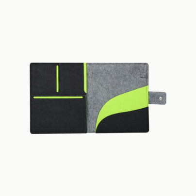 Dokumentmapp och surfplattefodral med reklamtryck