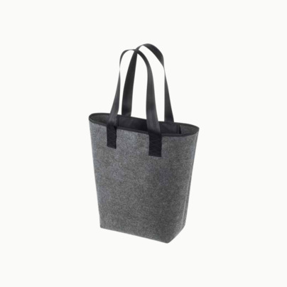 Handväskor av filt med reklambrodyr