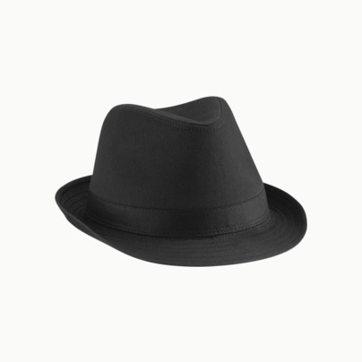 Stiliga hattar med reklamtryck