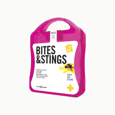 Första hjälpen-kit vid insektsbett med reklamtryck