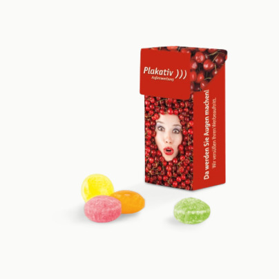 Mini Tablettaskar med vegangodis med eget reklamtryck