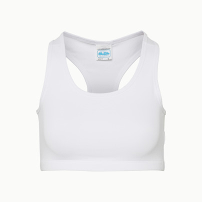 Sport-BH:ar med reklamtryck