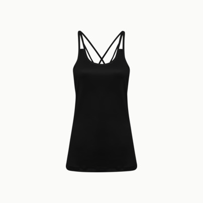 Sportlinnen med tunna band - med reklamtryck