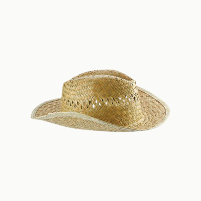 Stråhattar med färglada band med reklamtryck