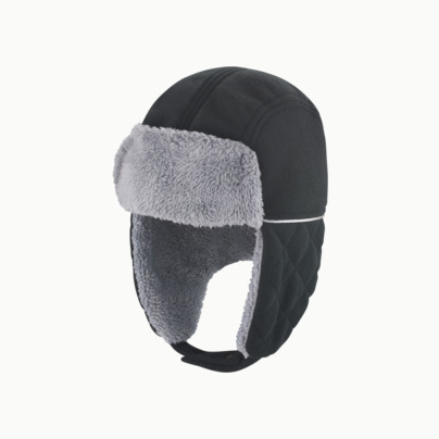 Faux pälsmössor för vuxna & barn - med reklamlogo