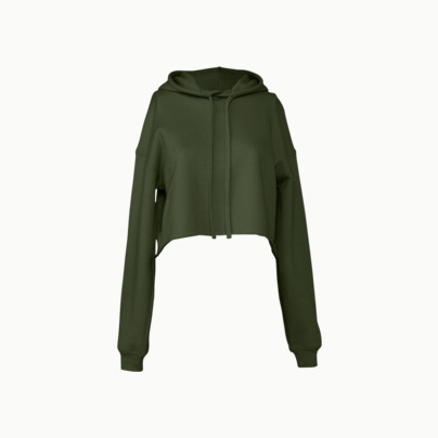 Korta dam luvtröjor med reklamtryck