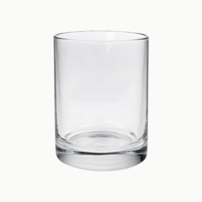 Stapelbara cylinerglas med reklamtryck