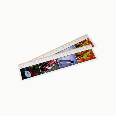 20 cm-skallinjal med reklamtryck