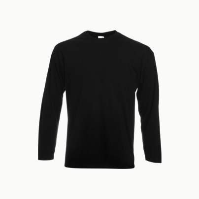 Långärmad t-shirt med reklamtryck