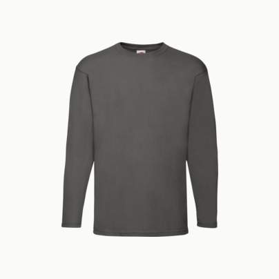 Långärmad t-shirt med reklamtryck
