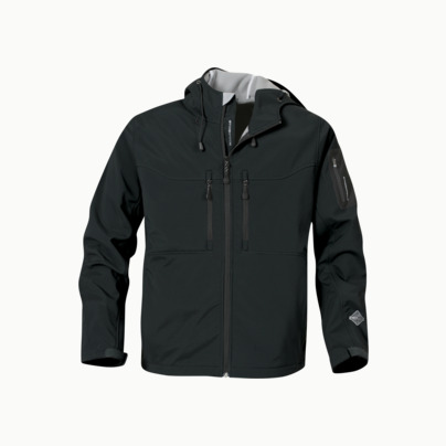 Riktigt fina soft shell jackor med reklamtryck