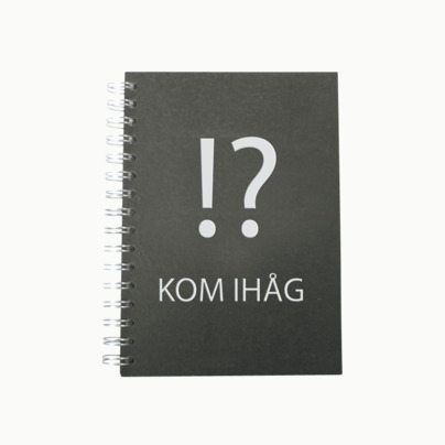 Spiralböcker med omslag av fiberkartong - Med eget tryck