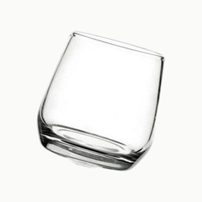 Whiskyglas med rundad botten från Sagaform med eget tryck hos oss på Medtryck