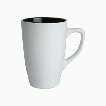 Kaffemuggar med färgad insida