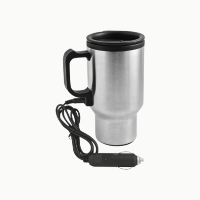 Uppvärmningsbar kaffemugg - värms via cigarettändaruttaget