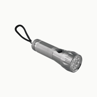 Ficklampa med fodral med eget reklamtryck