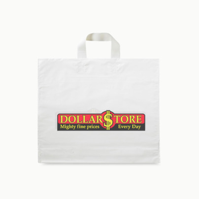 Stora plastkassar med reklamtryck