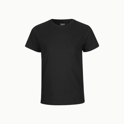 Ekologiska t-shirts för barn av ekologisk bomull - med tryck
