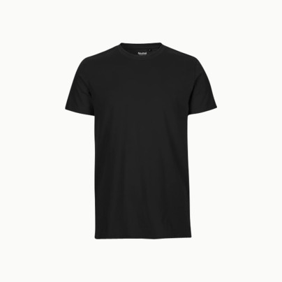 Fitted t-shirts i ekologisk fairtrade-bomull med tryck