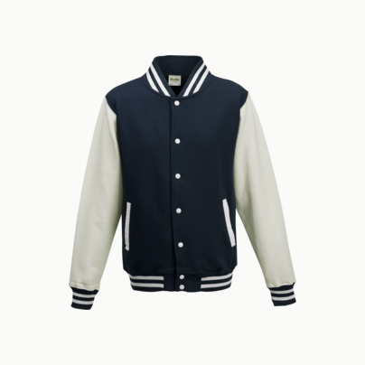 Trendiga varsity-jackor med tryck