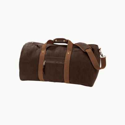 Vintagebagar med reklamtryck