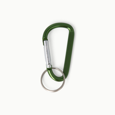Karbinhake med nyckelring - med tryck