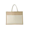 Jute Tote Patch Tumnagel bild 1