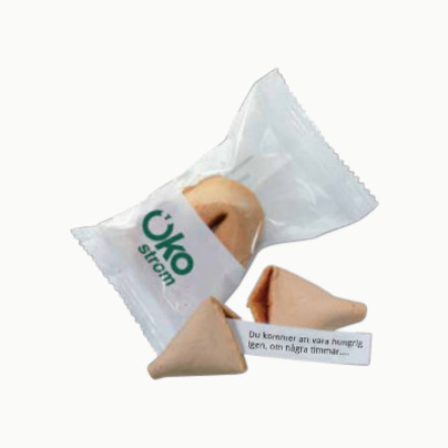 Furtune cookies med eget tryck