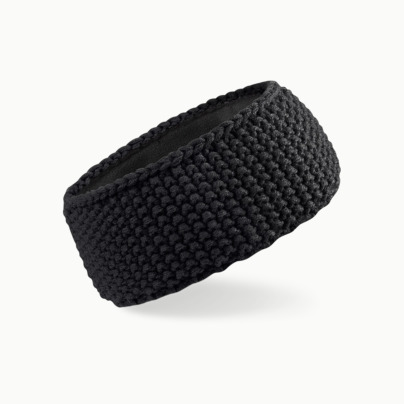 Panndband med våffelmönster - med egen logga
