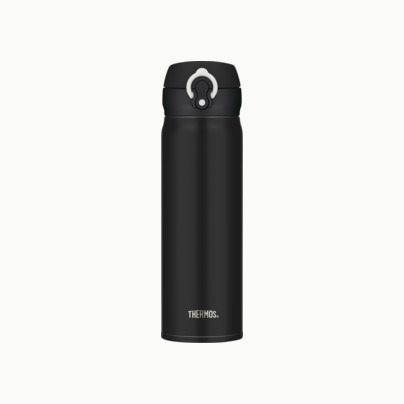 Lättvikttermos i stål från Thermos med lasergravyr