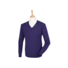 Henbury Finstickad V-neck Tumnagel bild 4