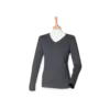 Henbury Finstickad V-neck Tumnagel bild 6