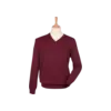 Henbury Finstickad V-neck Tumnagel bild 9