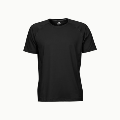Funktions t-shirts i herr- & dammodell med reklamtryck
