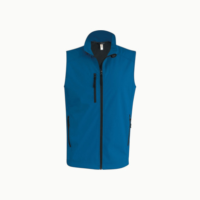 Softshell Bodywarmers i herr- & dammodell med reklamtryck