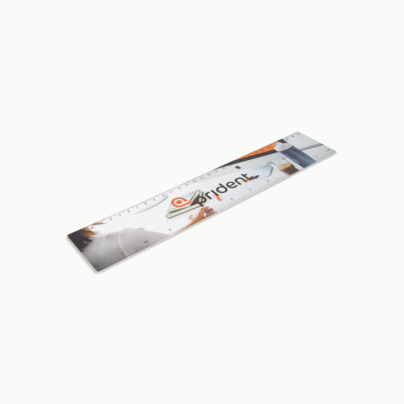 30 cm-skallinjal med reklamtryck