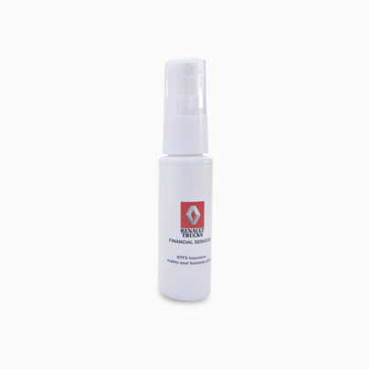 25 ml solsprej med reklamtryck