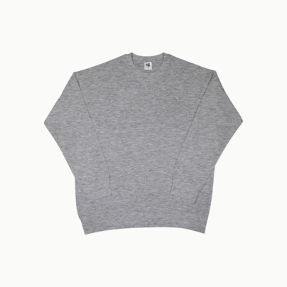 Extra fina raglan sweats med reklamtryck