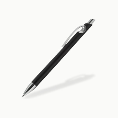 Eleganta plastpennor med reklamtryck