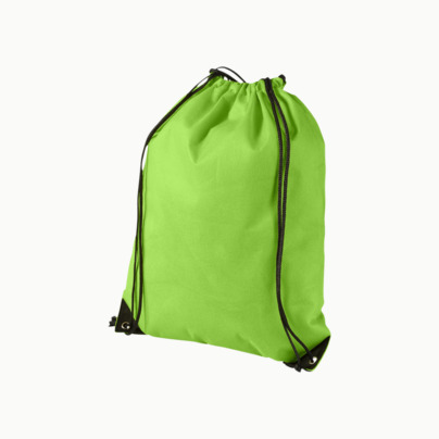 Fina gympsapåsar i non woven-material med reklamtryck