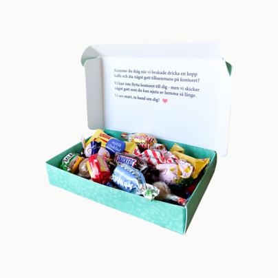 Brevbox med godis