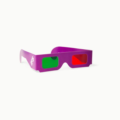 Billiga 3D-glasögon i papper med egen logga