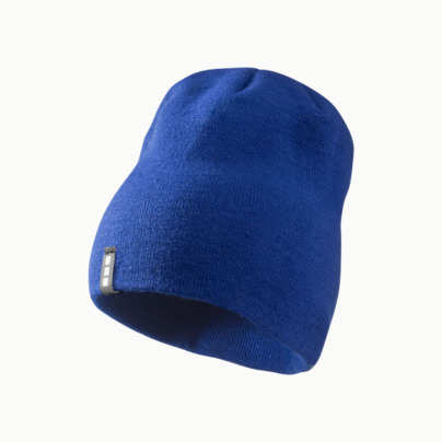 Stilrena beanie-mössor med reklamlogo