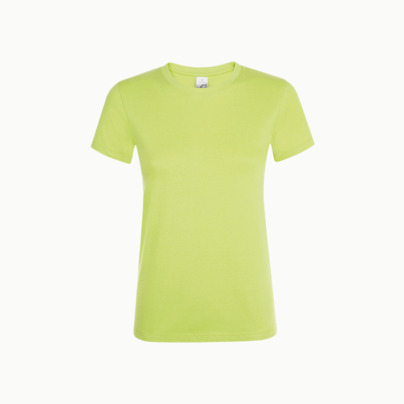 Billiga dam t-shirts i många färger med reklamtryck